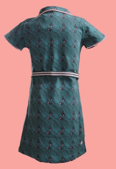Kindermode 4funkyFlavours Sommer 2019 4funkyFlavours Kleid Fishes green #5020