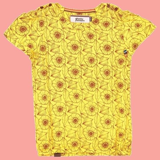 Kindermode 4funkyFlavours Sommer 4funkyFlavours T-Shirt Reminiscing yellow #5797