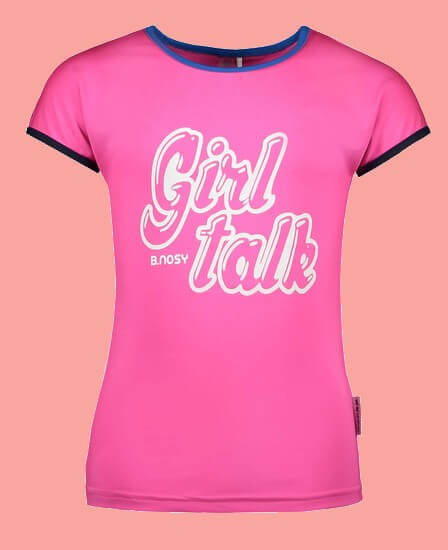 Kindermode B.Nosy Sommer 2020 B.Nosy T-Shirt Girl Talk pink #5434