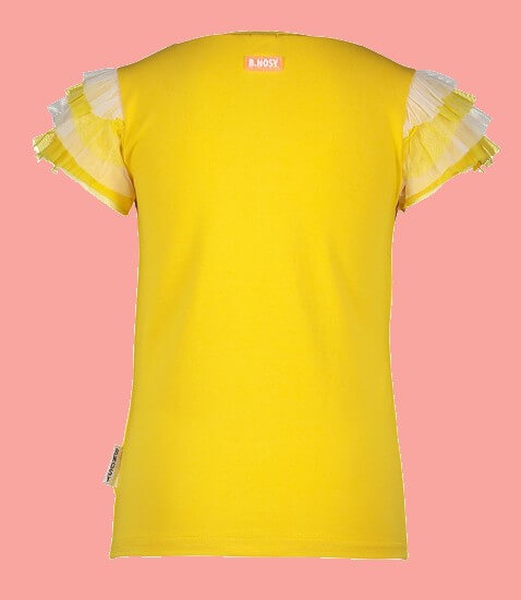 Kindermode B.Nosy Sommer 2021 B.Nosy T-Shirt Happy Days yellow #5470