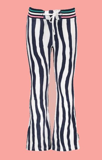 Kindermode B.Nosy Sommer 2021 B.Nosy Hose / Sweathose Zebra navy/white #5631