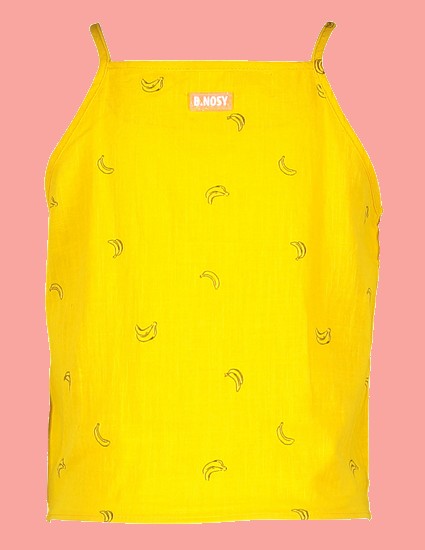 Kindermode B.Nosy Sommer 2021 B.Nosy Bluse / Top Bananas yellow #5460