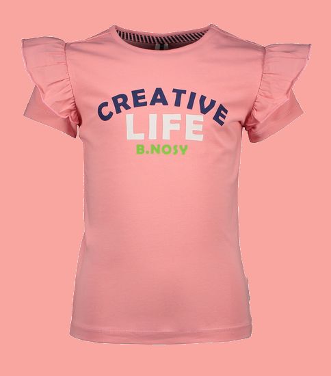 B.Nosy T-Shirt Creative flamingo pink #5452 von B.Nosy Sommer 2022
