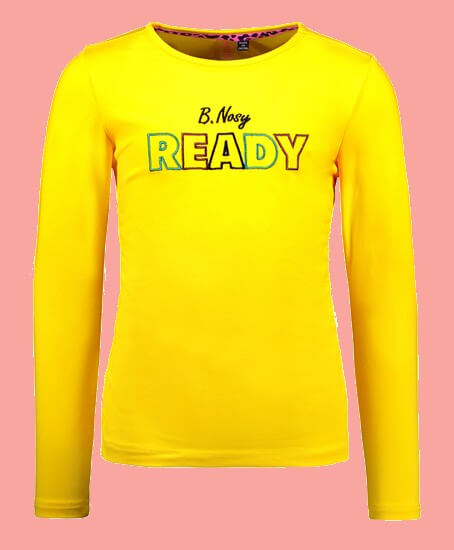 Kindermode B.Nosy Winter 2020/21 B.Nosy Shirt Ready lemon #5462