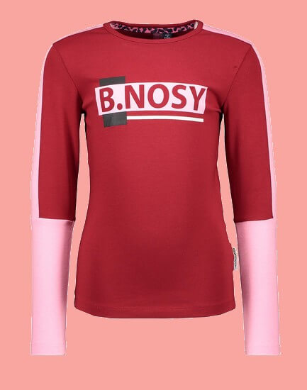 Kindermode B.Nosy Winter 2020/21 B.Nosy Shirt Chest red #5471
