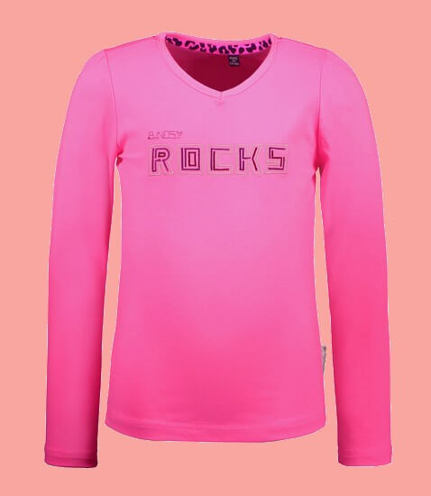 Kindermode B.Nosy Winter 2020/21 B.Nosy Shirt Rocks pink #5495