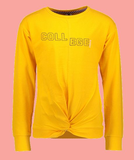 Kindermode B.Nosy Winter 2021/22 B.Nosy Shirt College Saffron yellow #5480