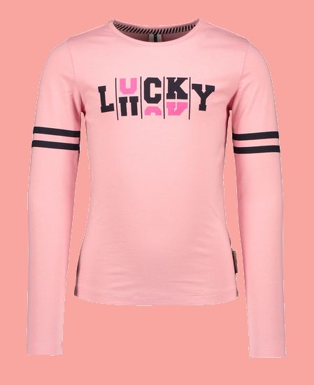 Kindermode B.Nosy Winter 2021/22 B.Nosy Shirt Lucky pink #5484