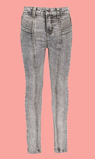 Kindermode B.Nosy Winter 2021/22 B.Nosy Jeans / Stretchjeans high waist denim grey #5621