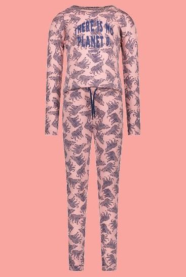 Kindermode B.Nosy Winter 2022/23 B.Nosy Pyjama / Schlafanzug Panther pink #5001