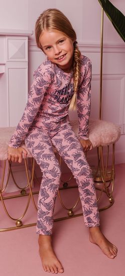 B.Nosy Pyjama / Schlafanzug Panther pink #5001 Herbst/Winter 2022/2023