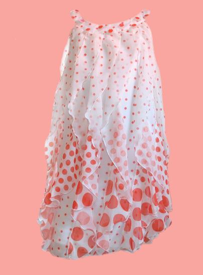 Kindermode Kate Mack / Biscotti Sommer oranges Kate Mack Kleid #210 digital dots