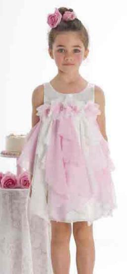 Kindermode Kate Mack / Biscotti Sommer rosa Kate Mack Kleid #155