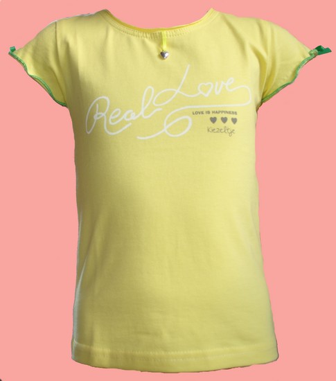 Kindermode Kiezel-tje Sommer Kiezel-tje T-Shirt yellow #3928