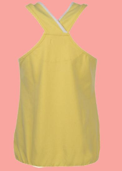 Kindermode Kiezeltje Sommer Kiezeltje T-Shirt / Top yellow #4423