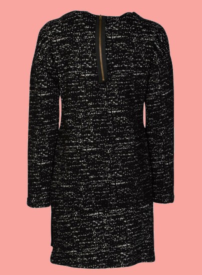 Kindermode Kiezeltje Winter KieStone Kleid black melee #4650
