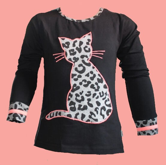 Bild LavaLava Shirt Sweet Cat black #233
