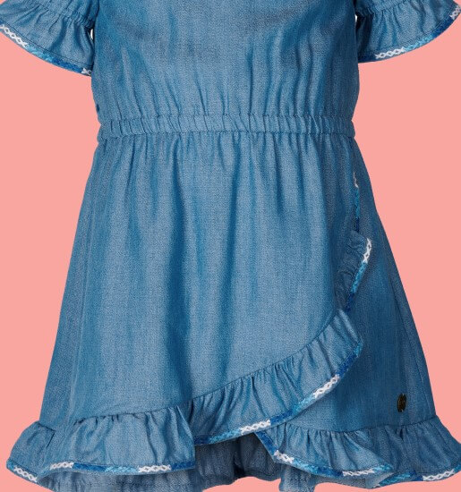 Kindermode Le Big Sommer Le Big Kleid / Jeanskleid Sasha blue denim #216