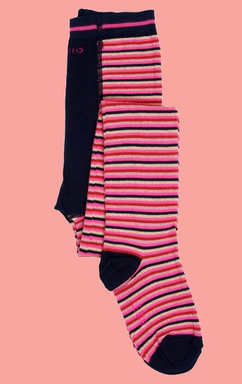 Kindermode Le Big Winter 2020/21 Le Big Strumpfhose Tanaya stripes multicolor #098