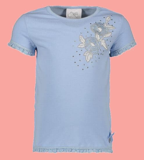 Bild Le Chic T-Shirt Flower morning blue #5432