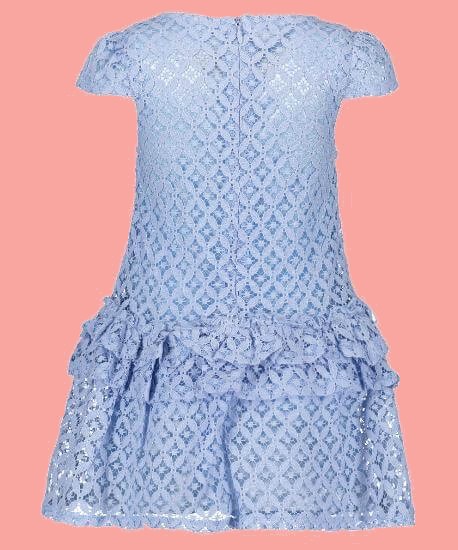 Kindermode Le Chic Sommer 2018 Le Chic Kleid Fancy Lace morning blue #5803