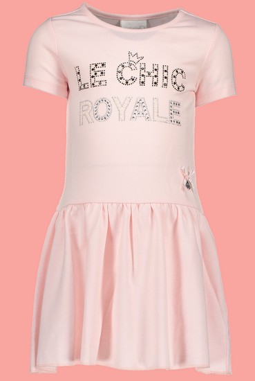 Kindermode Le Chic Sommer 2019 Le Chic Kleid Royale rosa #5846 