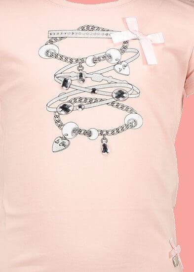 Kindermode Le Chic Sommer 2020 Le Chic T-Shirt Bracelets pink #5451