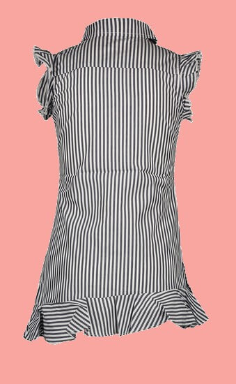 Kindermode Le Chic Sommer 2020 Le Chic Kleid stripes navy #5867
