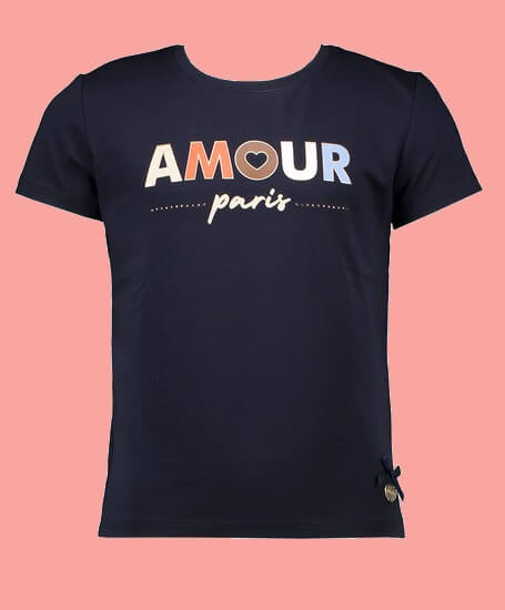 Le Chic T-Shirt Amour Paris navy #5444 von Le Chic Sommer 2021
