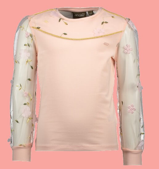 Kindermode Le Chic PreSpring 2022 Le Chic Bluse / Shirt Noshana pink #5405