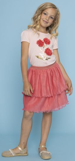 Kindermode Le Chic Sommer 2022 Le Chic T-Shirt Nommy Flowers pink #5430