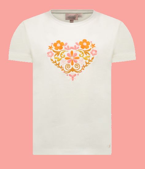 Bild Le Chic T-Shirt Noriko Heart offwhite #5431