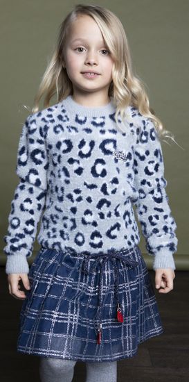 Le Chic Pullover Olivia leopard navy/grey #5330 Winter 2021/2022