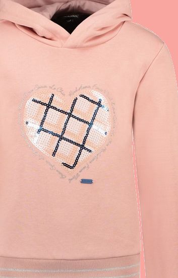 Kindermode Le Chic Winter 2022/23 Le Chic Pullover Odera Heart pink #5301