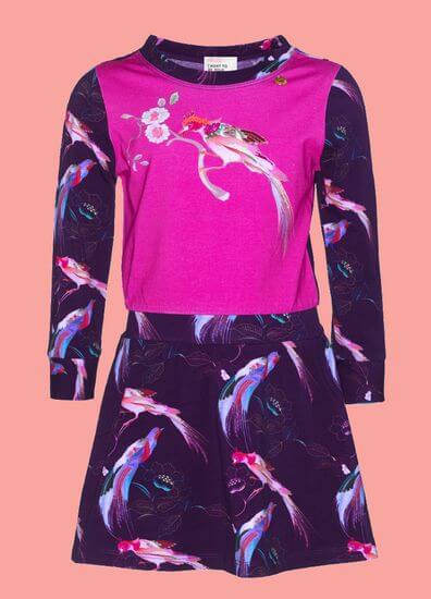 Bild Mim-Kleid Birds pink #1065