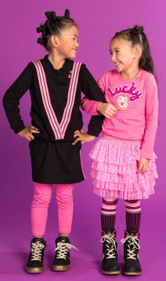 Kindermode Mim-Pi Winter 2019/20 Mim-Pi Shirt Lucky pink #1031