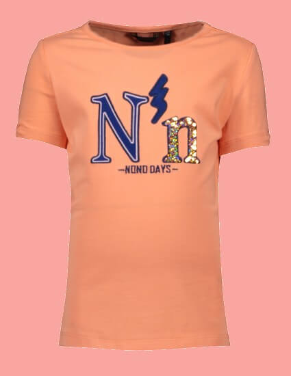 Kindermode Nono Sommer 2020 Nono T-Shirt Kua NoNo Days coral #5403