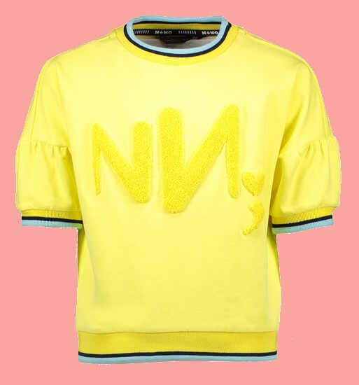 Kindermode Nono Sommer 2021 Nono T-Shirt / Kurz-Pulli Kessa Lime light #5301