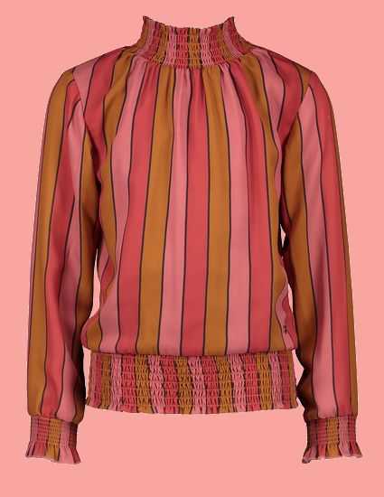 Kindermode Nono Winter 2021/22 Nono Bluse Tipi stripes pink #5102