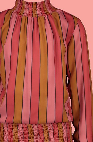 Kindermode Nono Winter 2021/22 Nono Bluse Tipi stripes pink #5102