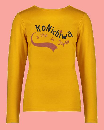 Kindermode Nono Winter 2021/22 Nono Shirt Kus Konichiwa saffron #5402