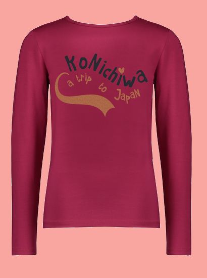 Kindermode Nono Winter 2021/22 Nono Shirt Kus Konichiwa bougainville #5402