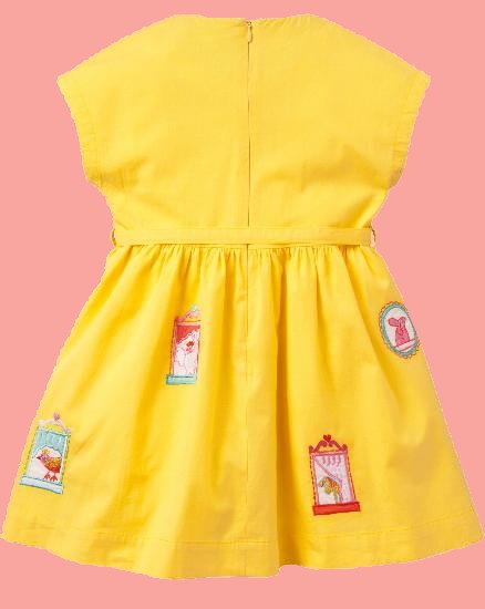 Kindermode Oilily Sommer Oilily Kleid Djolly yellow #207