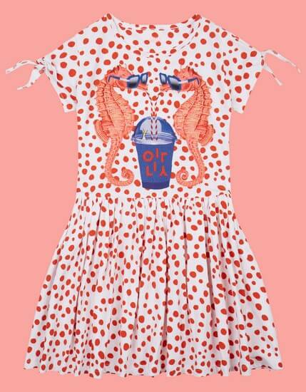 Bild Oilily Kleid Dabra Seepferchen red dot #214