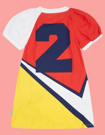 Kindermode Oilily Sommer Oilily Kleid Tokio jersey white-yellow-red #286