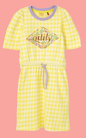Kindermode Oilily Sommer 2020 Oilily Kleid Tegel Artwork yellow #281