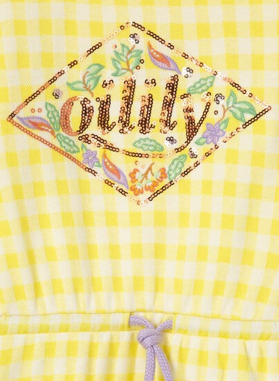 Kindermode Oilily Sommer Oilily Kleid Tegel Artwork yellow #281