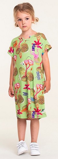Oilily Sommer 2022 Kleid Dess Lily Pond green #281