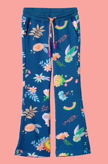 Oilily Hose / Sweathose Sun and flowers blue #262 von Oilily Sommer 2022