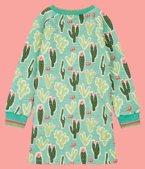 Kindermode Oilily Winter Oilily Kleid / Sweatkleid Hippel Cactus green #263